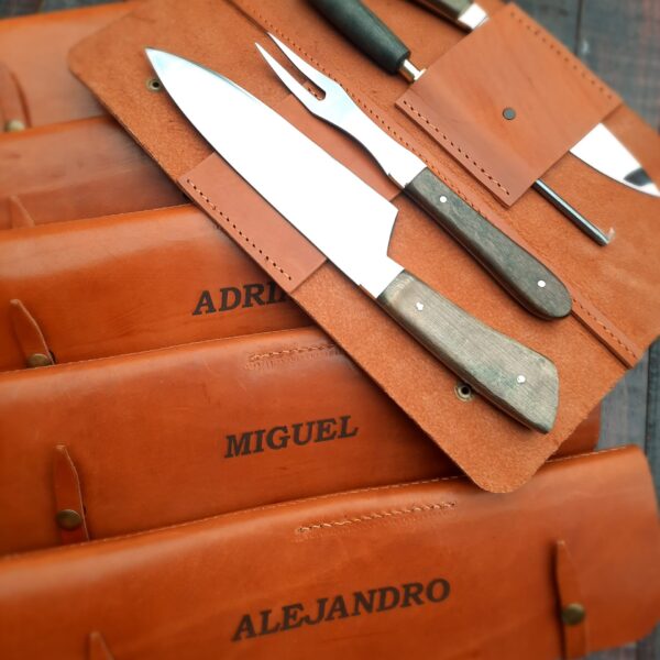 ESTUCHES ASADOR GRABADOS