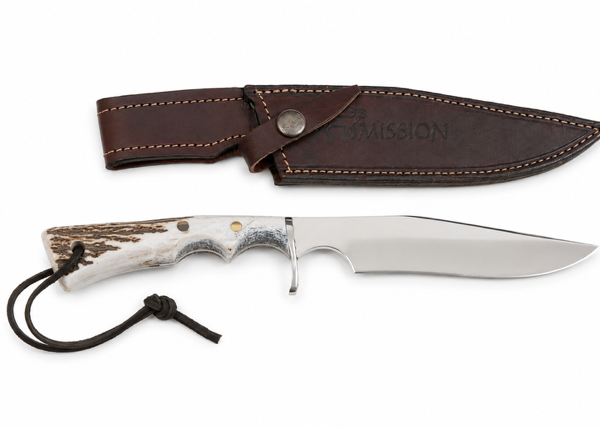 C604-CUCHILLO CAZA FRANCIA MEDIANO INOX ASTA
