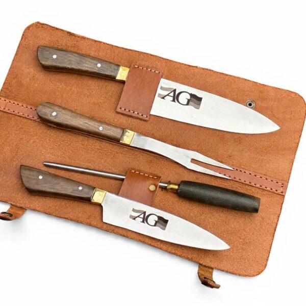 0746- Estuche asador madera con logo grabado