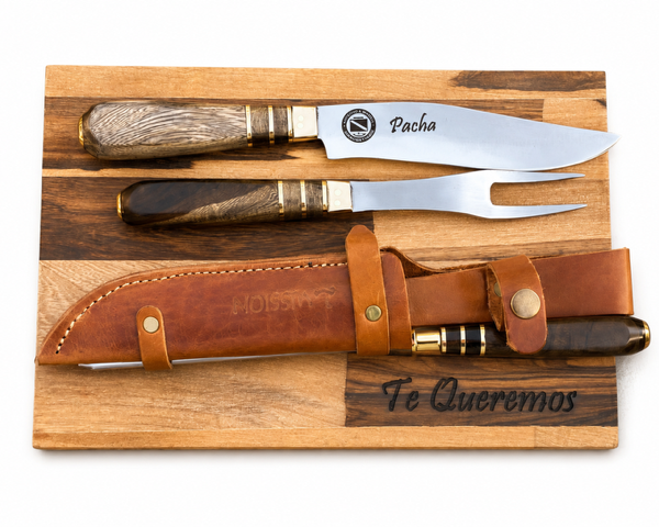 C0632-Juego Francia Asador mas Tabla 30x20