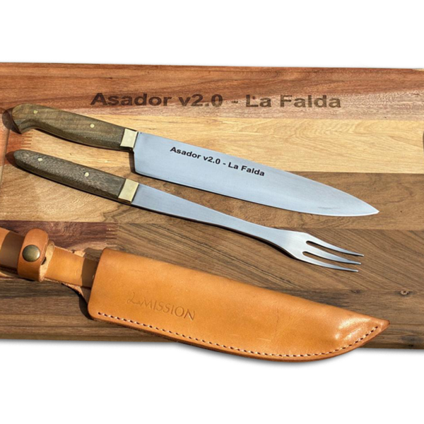 Juego n 16 mas tabla nativa con manija con grabados