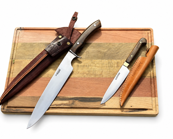 Cuchilla N 16 Inox +Cuchillo Campero Chico + Tabla